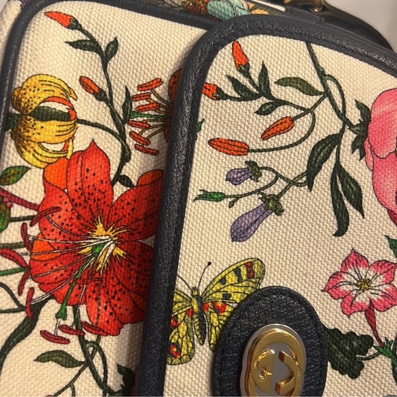 COPY - Gucci Flora Small Printed Shoulder Bag - Picture 10 of 15